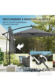 Telaio ombrellone da giardino