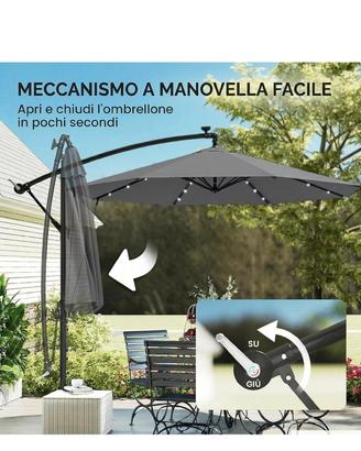 Telaio ombrellone da giardino