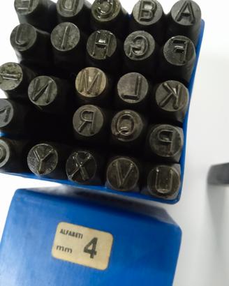 punzoni acciaio inox vintage 