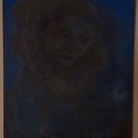 Pittura olio - "Malinconie dell'essere in blu"