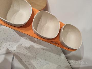 set Pedrini aperitivo cocktail 3 ciotole