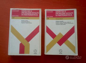 Libri "Esercizi e problemi svolti di matematica"