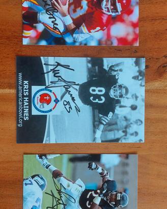 AUTOGRAFI ORIGINALI NFL / FOOTBALL LEAGUE LEGENDS 