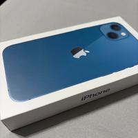 Scatola iphone 13 blu