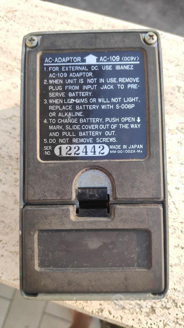 Ibanez TS808 Tube Screamer 1980 - JRC4558D chip - Strumenti