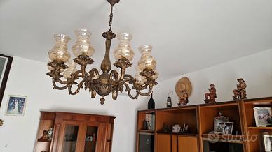 lampadario da soggiorno anni '70