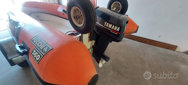 Motore fuoribord.Yamaha 20 CV a piede corto