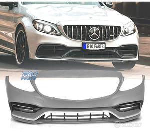 PARAURTI ANTERIORE MERCEDES CLASSE C W205 18- LOOK