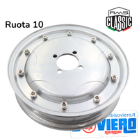 Cerchio Grigio a Stella Ruota 10 Per Vespa GS 15
