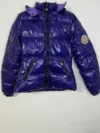 Moncler giacca puffer S piuma viola