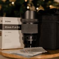 Obiettivo Sigma 85mm f1.4 e-mount