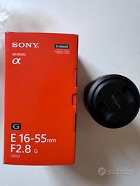 Sony SEL-1655G Obiettivo con Zoom 16-55 mm F2.8