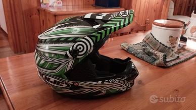 Casco HJC cross/enduro M verde