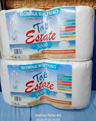 Bobina  rotoloni per cucina 5 confezioni  15€
