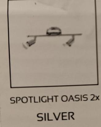 Lampade soffitto (N°2 pezzi) SpotLight OASIS