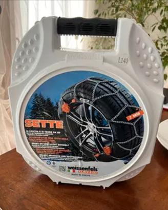 Catene da neve Weissenfels Clack & Go L140 nuove