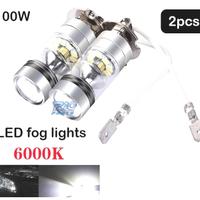 KIT DI LAMPADE ANTI-FOSCHIA A LED H3 100W CANBUS