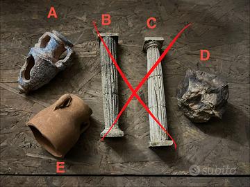 Accessori decorativi per acquario