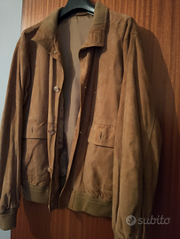 Giubbino uomo scamosciato
