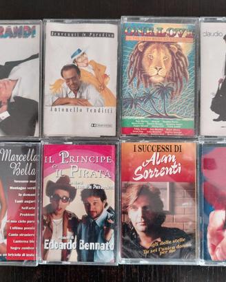 Cassette Morandi Venditti Baglioni Masini Bennato