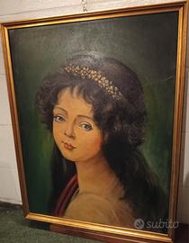 DIPINTO ANTICO RAPRESENTANTE NOBILE FANCIULLA