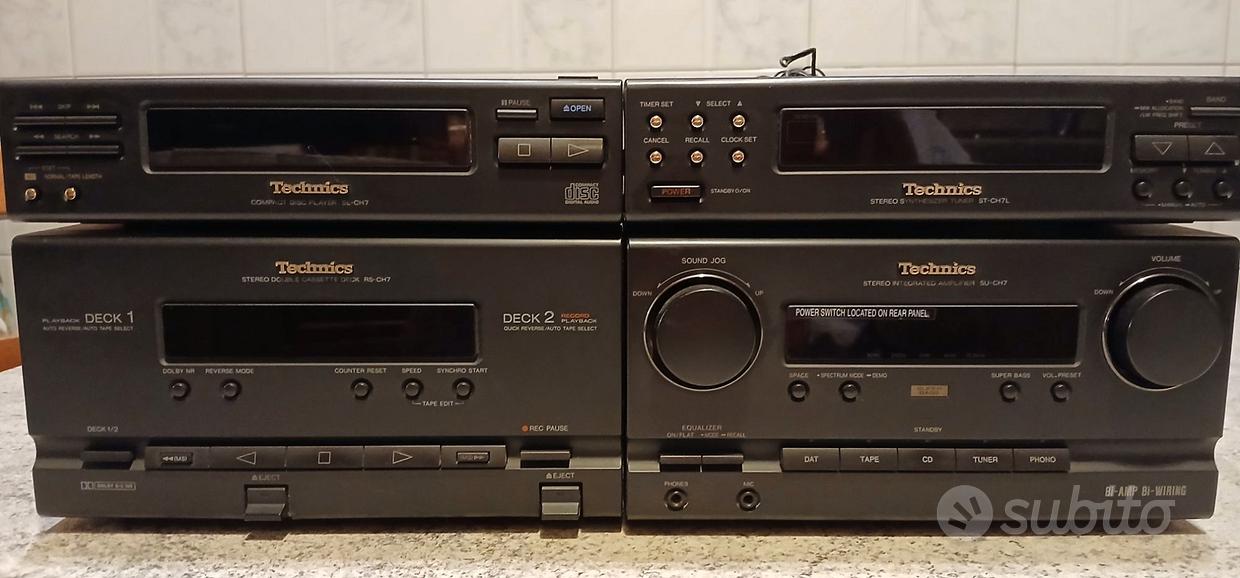 REGISTRATORE A Doppia Cassetta Autoreverse Technics Mod.rs-Tr555 Usato Funzion EUR 190,00