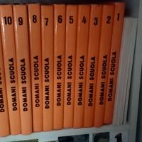 enciclopedia  vintage DOMANI SCUOLA completa.