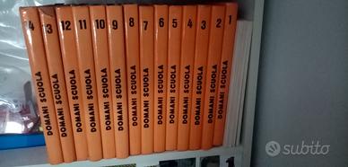 enciclopedia  vintage DOMANI SCUOLA completa.