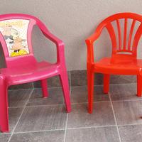 Seggioline con braccioli