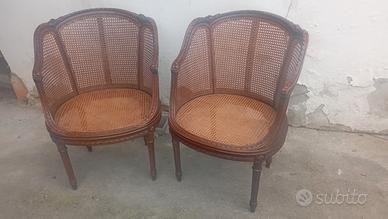 poltroncine stile luigi XVI 