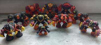 Gormiti del "Fuoco" da collezione con spilla sotto