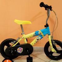 Bici bimbo 12" Spongebob con rotelle 