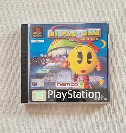 PS1 Ms Pac Man Crazy Madness PAL Ita