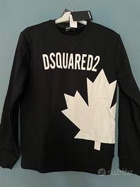 Felpa nera ragazzo taglia M