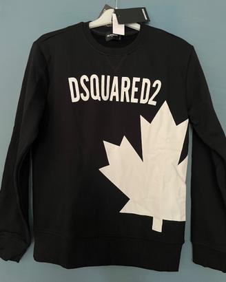 Felpa nera ragazzo taglia M