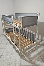 Letto+materasso a castello VITVAL 207x97x162H