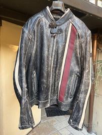 GIACCA MOTO IN PELLE TRIUMPH