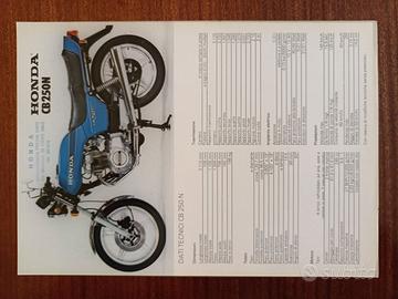 HONDA CB 250N – volantino