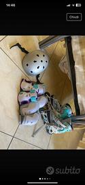 Pattini decathlon+set di protezione