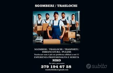 Traslochi / Sgomberi / Trasporti