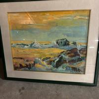 Quadro dipinto a spatola
