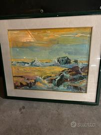 Quadro dipinto a spatola