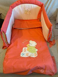 Set paracolpi e piumino per lettino