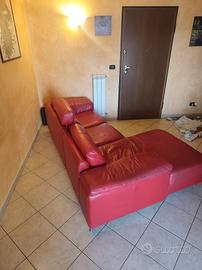 Divano in pelle 3 posti