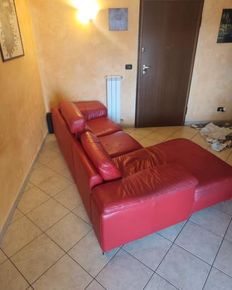 Divano in pelle 3 posti