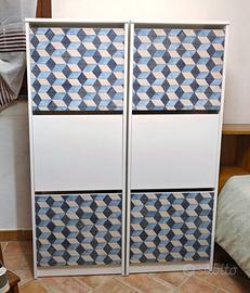 Scarpiera a 3 scomparti Ikea, 49x28x135 cm