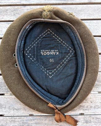 Basco E.I. Kangol S.Ten. 1°Rgt. Granatieri anni'60