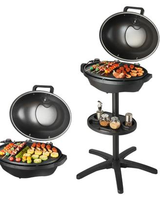 Barbecue Rotondo a Carbone Temperatura Regolabile