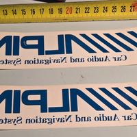  Adesivi Alpine car Audio
