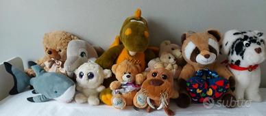 Peluche animali di vario tipo